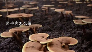 酱牛肉怎么做