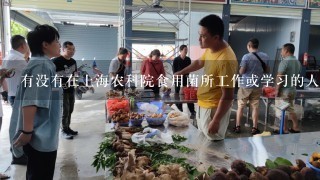 有没有在上海农科院食用菌所工作或学习的人，能不能简介1下贵所？