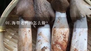 01.海带老鸭汤怎么做？