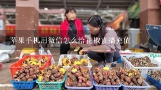 苹果手机用微信怎么给花椒直播充值