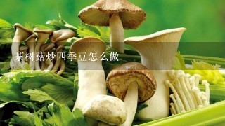 茶树菇炒4季豆怎么做