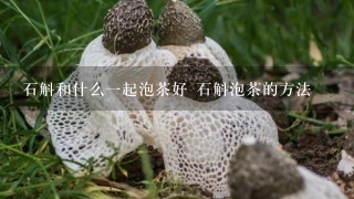 石斛和什么1起泡茶好 石斛泡茶的方法