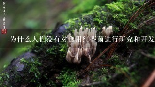 为什么人们没有对食用红茶菌进行研究和开发以提供更健康的食物选择