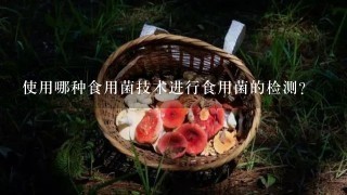 使用哪种食用菌技术进行食用菌的检测?