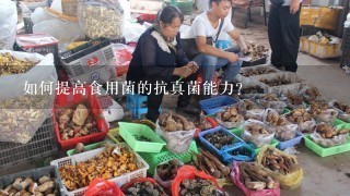 如何提高食用菌的抗真菌能力?