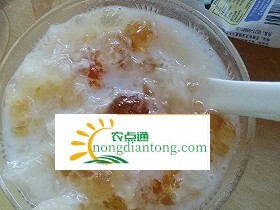 银耳牛奶做法大全,第2图