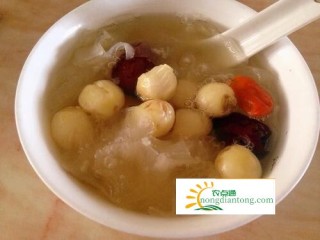 银耳莲子汤材料,第1图