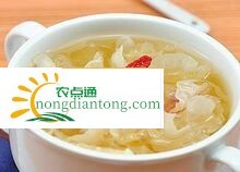 银耳汤热量高吗,第2图