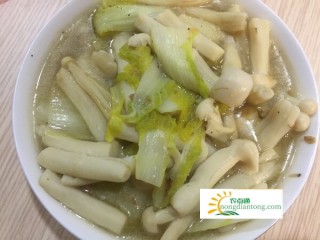 海鲜菇能和白菜一起煮吗,第2图