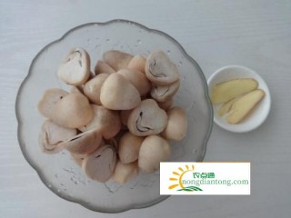 草菇易中毒必须煮熟才能食用,第1图