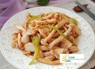 白玉菇炒肉片的做法大全家常,第2图