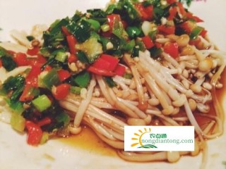 爆炒金针菇这么做，简单又好吃,第1图