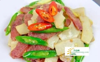 迎客特色菜腊味杏鲍菇,第2图