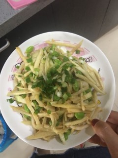  茭白海鲜菇毛豆 第7步