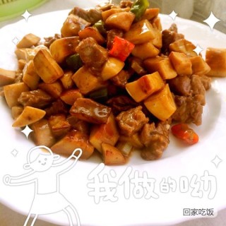  中国有机生鲜旗舰店～杏鲍菇炒牛肉粒 第7步