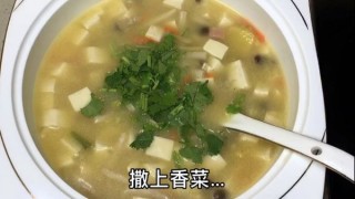  开胃蘑菇豆腐羹 第13步