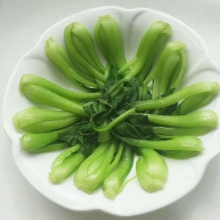  蚝汁香菇油菜 第4步