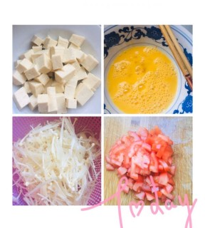  金针菇豆腐汤 第1步