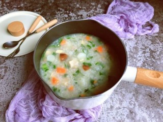  香菇蔬菜鸡肉粥~宝宝辅食 第1步