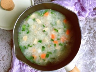  香菇蔬菜鸡肉粥~宝宝辅食 第8步